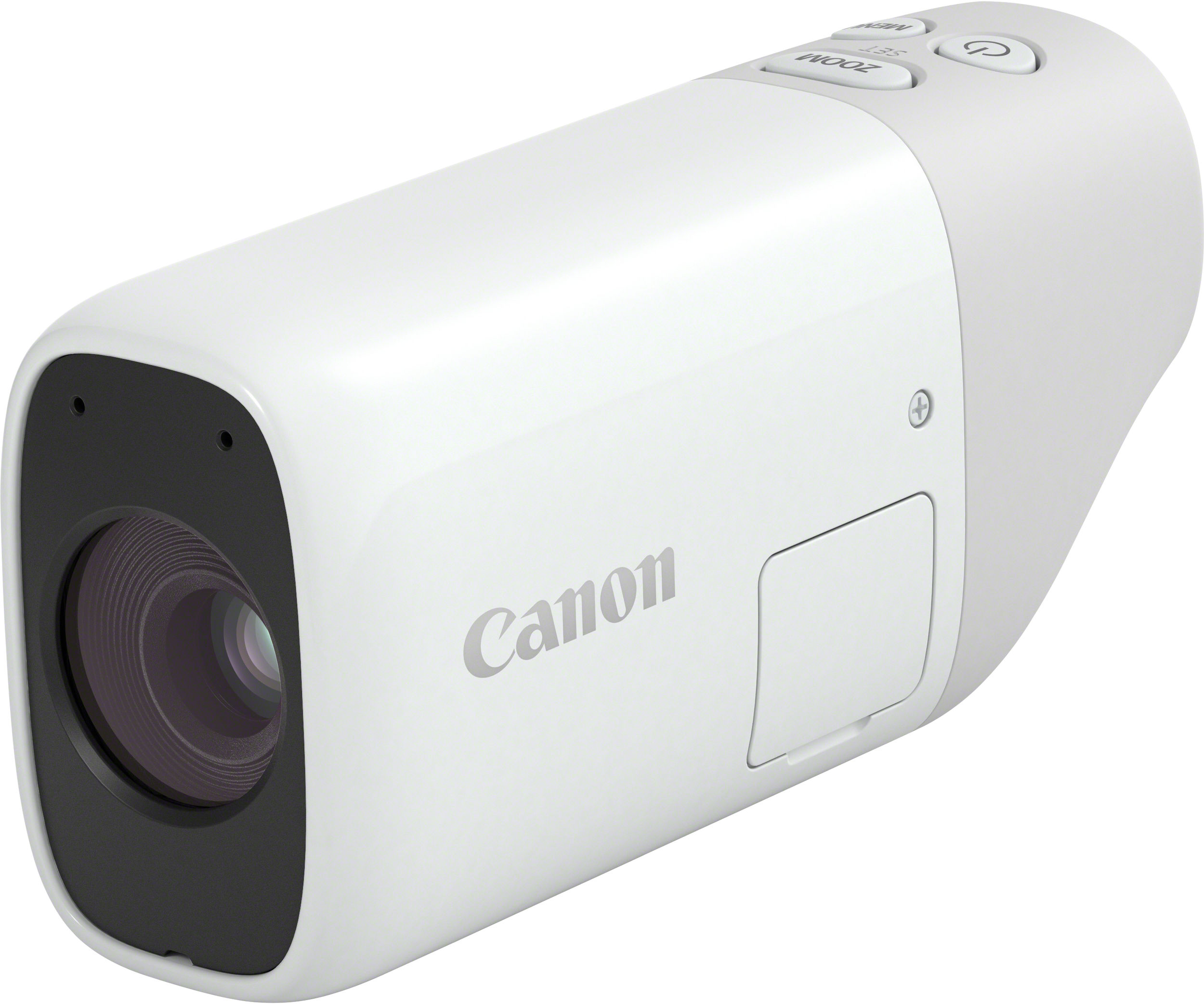CANON PowerShot ZOOM Basis-Kit - kompakte Telezoom-Kamera im Spektiv-Stil Weiss