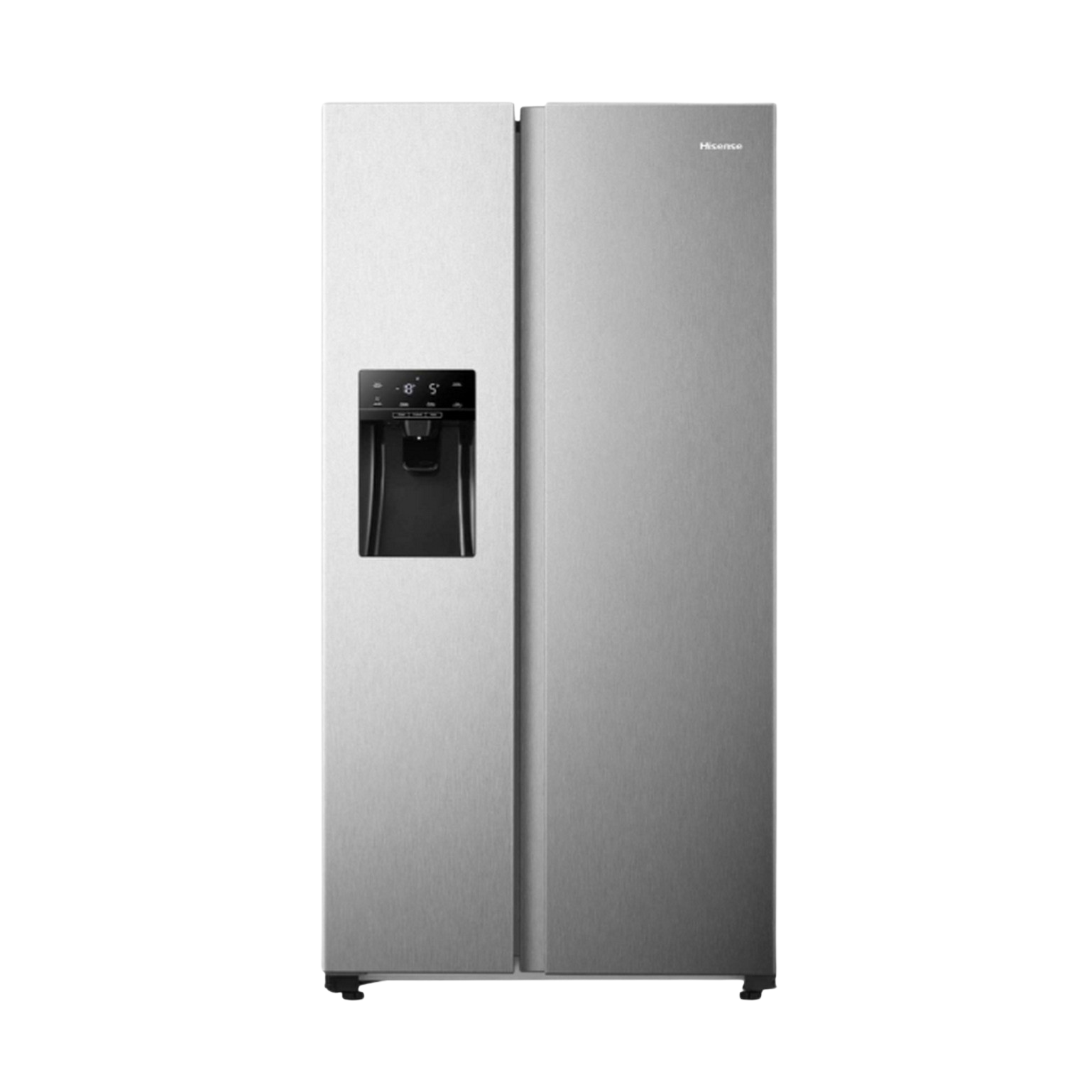 Frigorífico americano - Hisense RS650N4AC2, 500 l, No Frost, 43 dB, Altura 179.1 cm, Multi Airflow, Inox