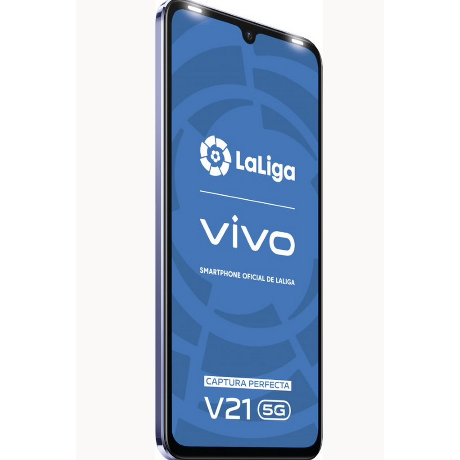 Smartphone con el logo de LaLiga y la marca Vivo.
