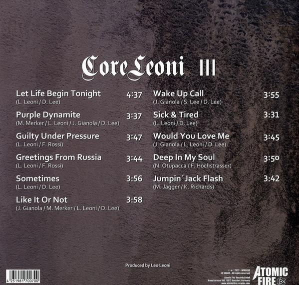 Vinyl) Coreleoni - III (Vinyl) (Silver -