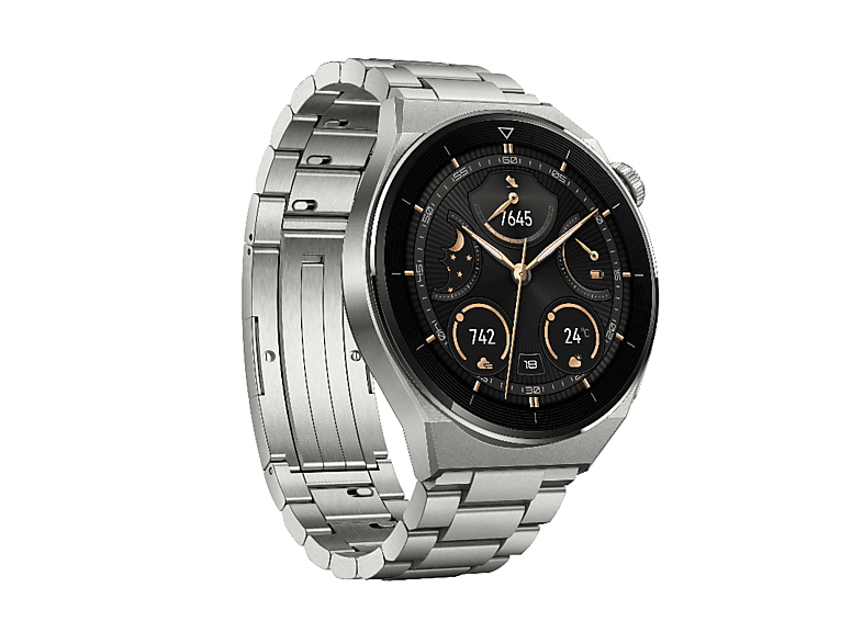 HUAWEI Watch GT3 Pro 46mm Titanyum Kasa Titanyum Kayış Akıllı Saat_1