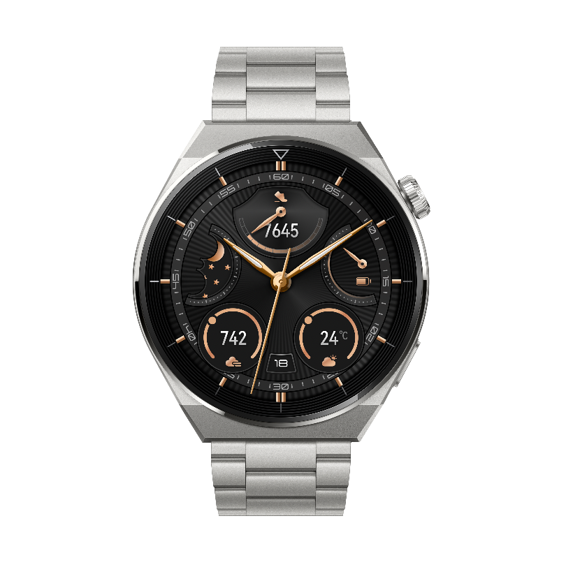 Watch GT3 Pro 46mm Titanyum Kasa Titanyum Kayış Akıllı Saat