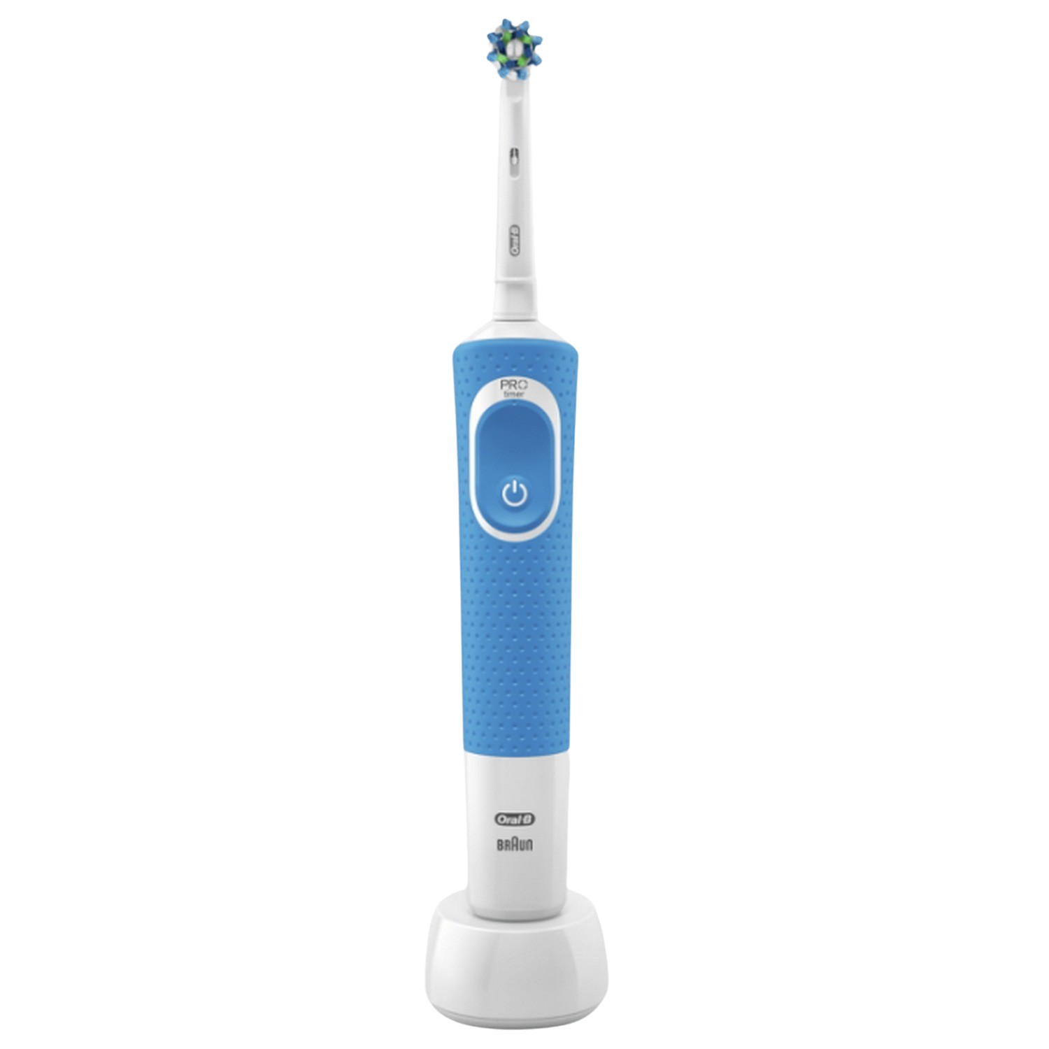 Cepillo eléctrico - Oral-B Vitality 100, Con Tecnología De Braun, Recargable, Azul