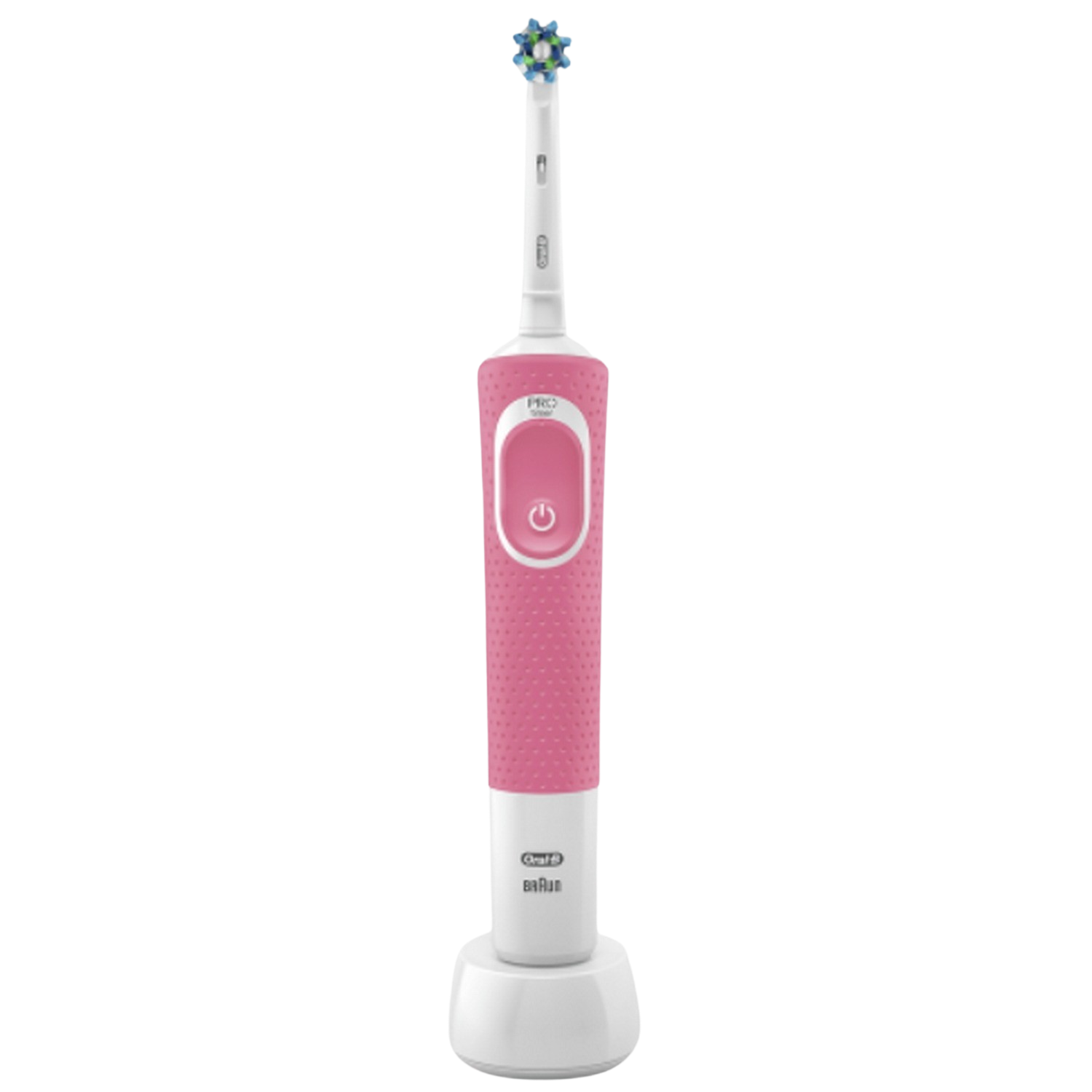 Cepillo eléctrico - Oral-B Vitality 100, Con Tecnología De Braun, Recargable, Rosa