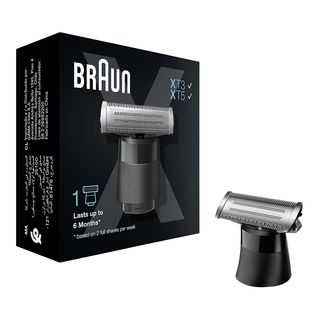 Recambio para afeitadora - Braun XT10, Para afeitadora Braun Series X, Cuchillas 4D, Negro