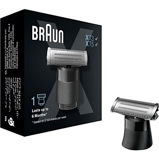Recambio para afeitadora - Braun XT10, Para afeitadora Braun Series X, Cuchillas 4D, Negro