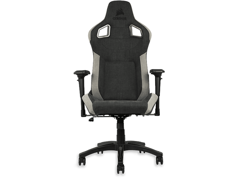 Corsair T3 Rush, 4D, 120kg, Nylon, Class 4, Inclinación, Reclinación, Ajuste de altura, Gris oscuro
