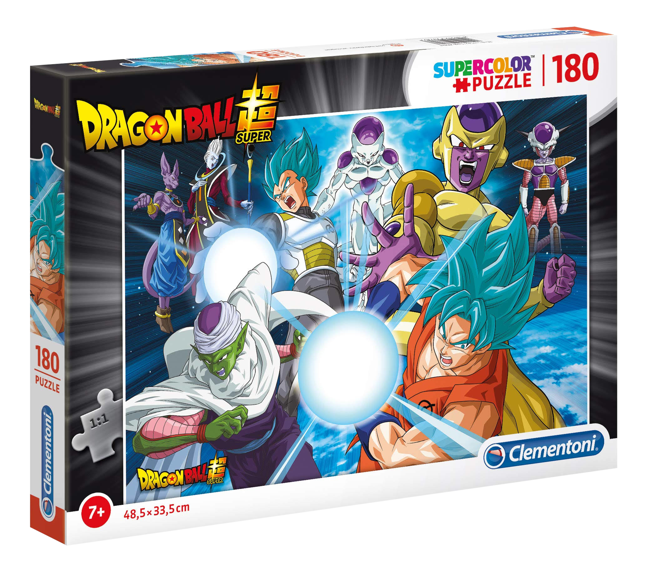CLEMENTONI Dragon Ball Super - Supercolor (180 Teile) - Puzzle (Mehrfarbig)