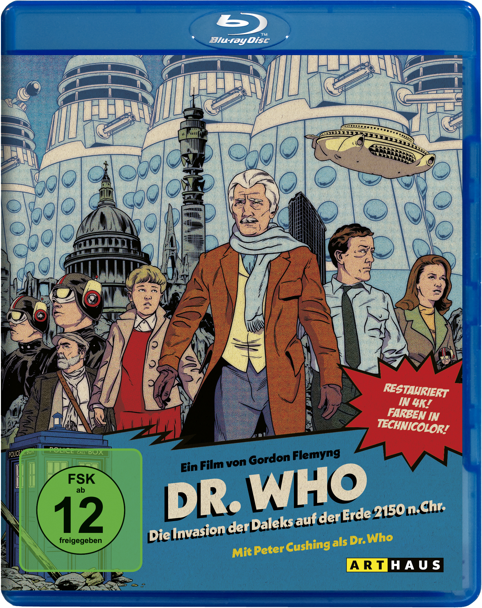 Invasion auf Erde der Chr. Who: Daleks 2150 Die Blu-ray der Dr. n.
