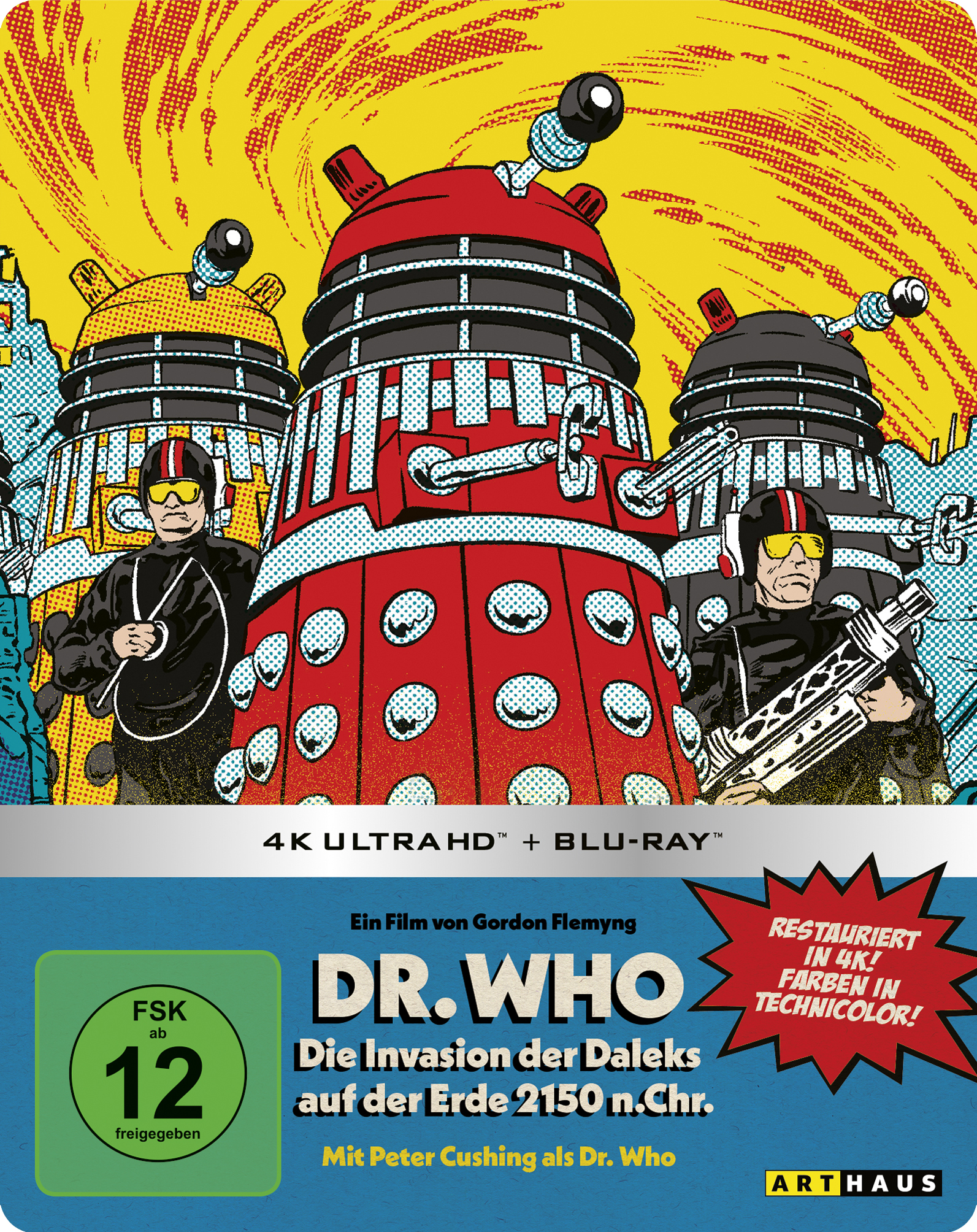 Dr. Who: Die Invasion Blu-ray der n. der Erde 2150 Ultra HD Blu-ray 4K auf Chr. + Daleks