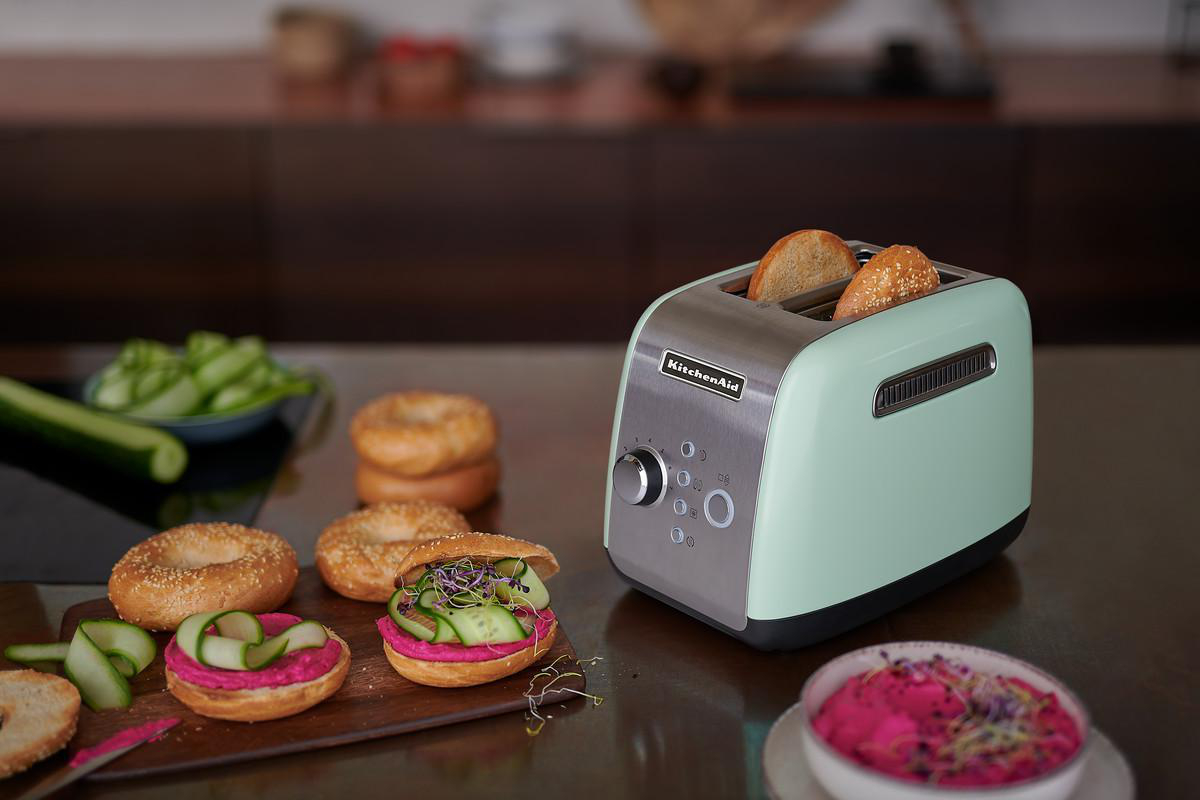 KITCHENAID 5KMT221EPT Toaster Pistazie (1100 Watt, Schlitze: 2)