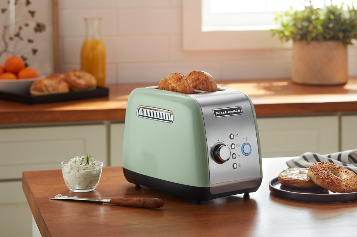 KITCHENAID 5KMT221EPT Toaster Pistazie (1100 Watt, Schlitze: 2)