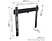 VOGELS TVM 5405 Elite Fixed Väggfäste för TV 32-77 tum - Svart
