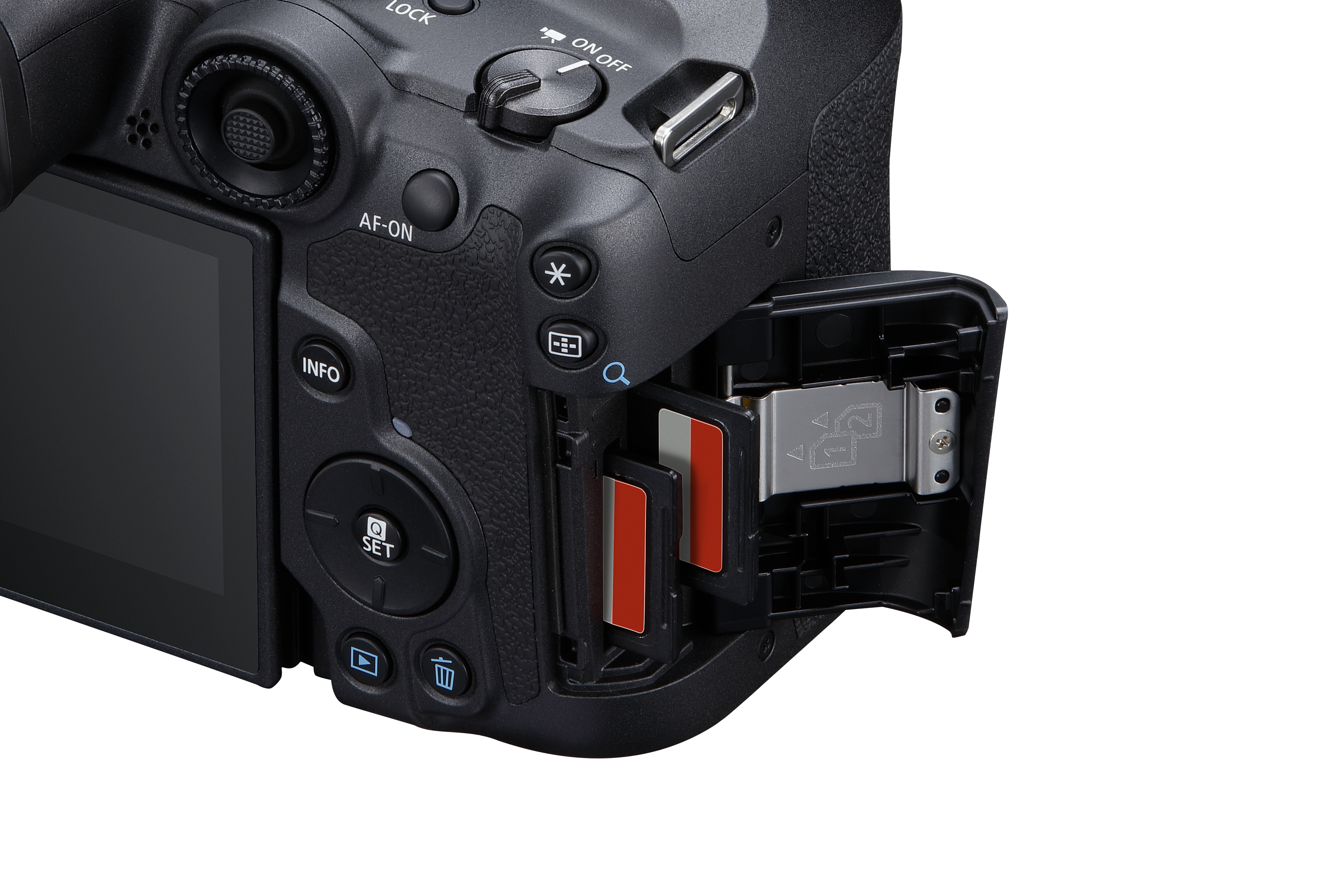 CANON EOS R7 BODY + Mount Adapter EF-EOS R Systemkamera, 7,5 cm Display Touchscreen, WLAN