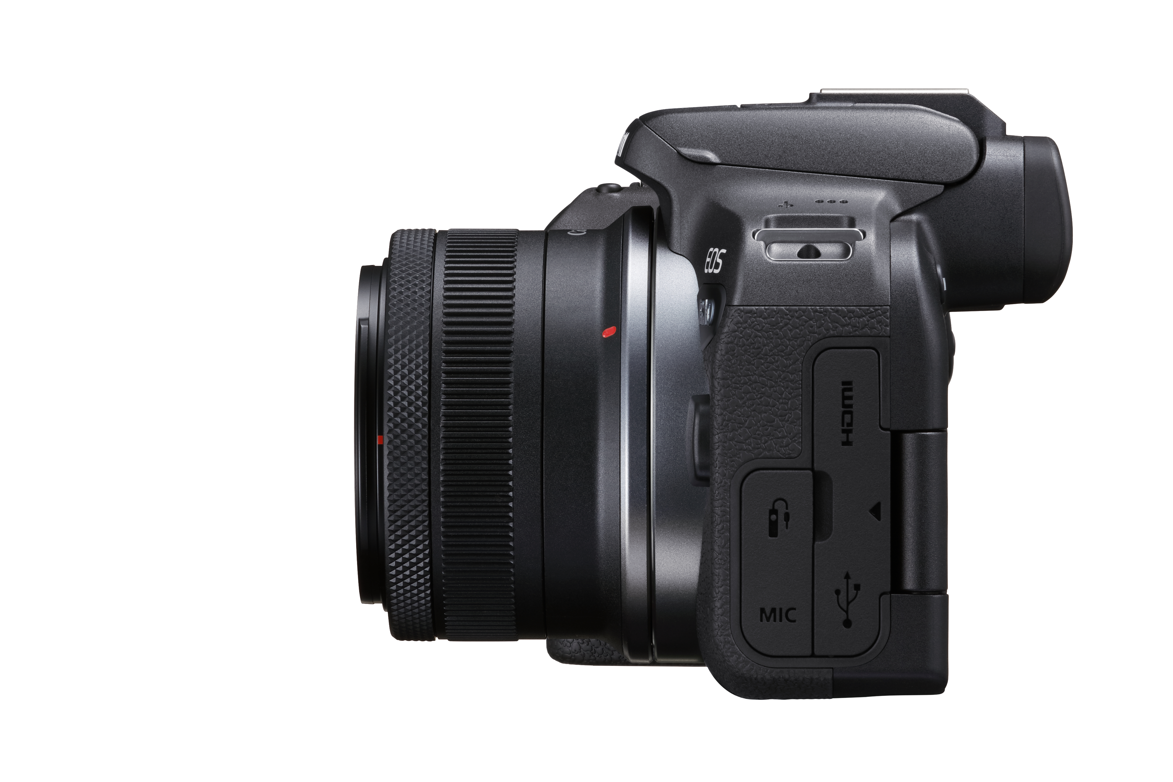 CANON EOS R10 Kit Mount Adapter EF-EOS R Systemkamera mit Objektiv 18-45 mm, 7,5 cm Display Touchscreen, WLAN