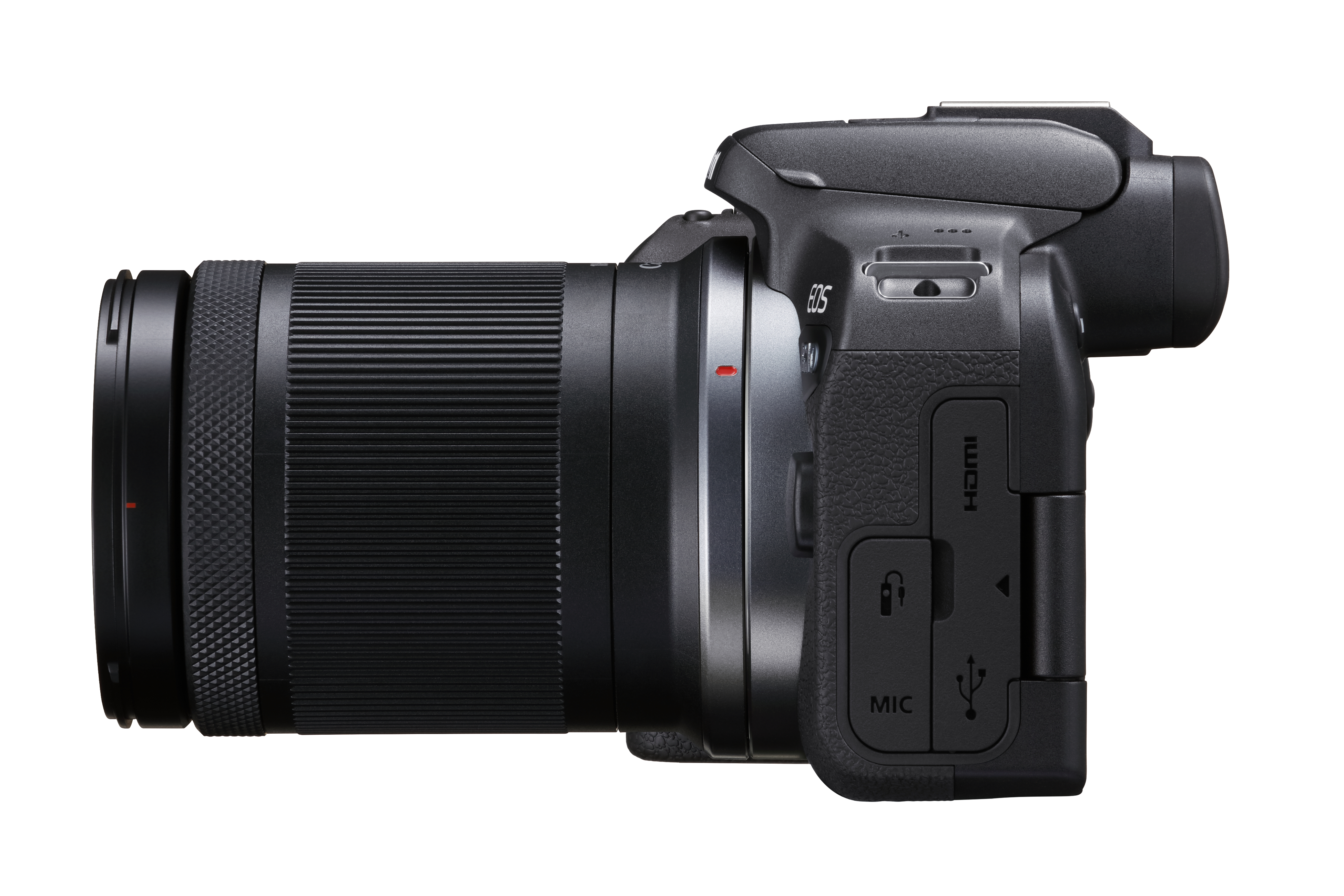 CANON EOS R10 Kit + Mount Adapter EF-EOS R Systemkamera mit Objektiv 18-150 mm, 7,5 cm Display Touchscreen, WLAN