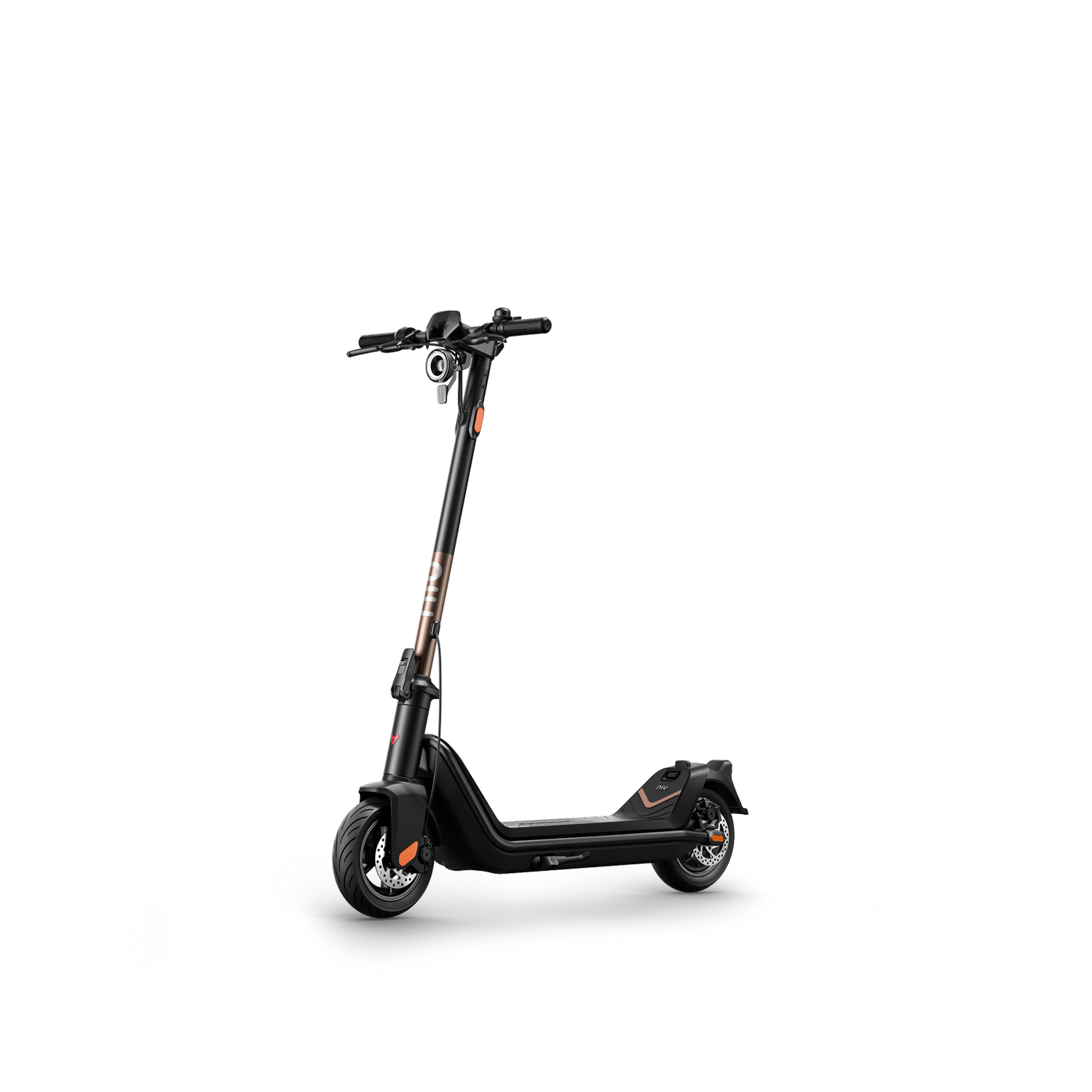 Patinete eléctrico - Niu KQi3 Pro, Hasta 120 kg, Velocidad maxima 25 km/h, Batería 486Wh, Dorado