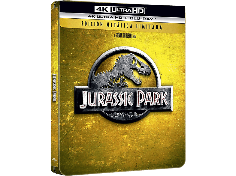 Jurassic Park Bluray Ultra HD 4K + Bluray, Edición Metálica Limitada