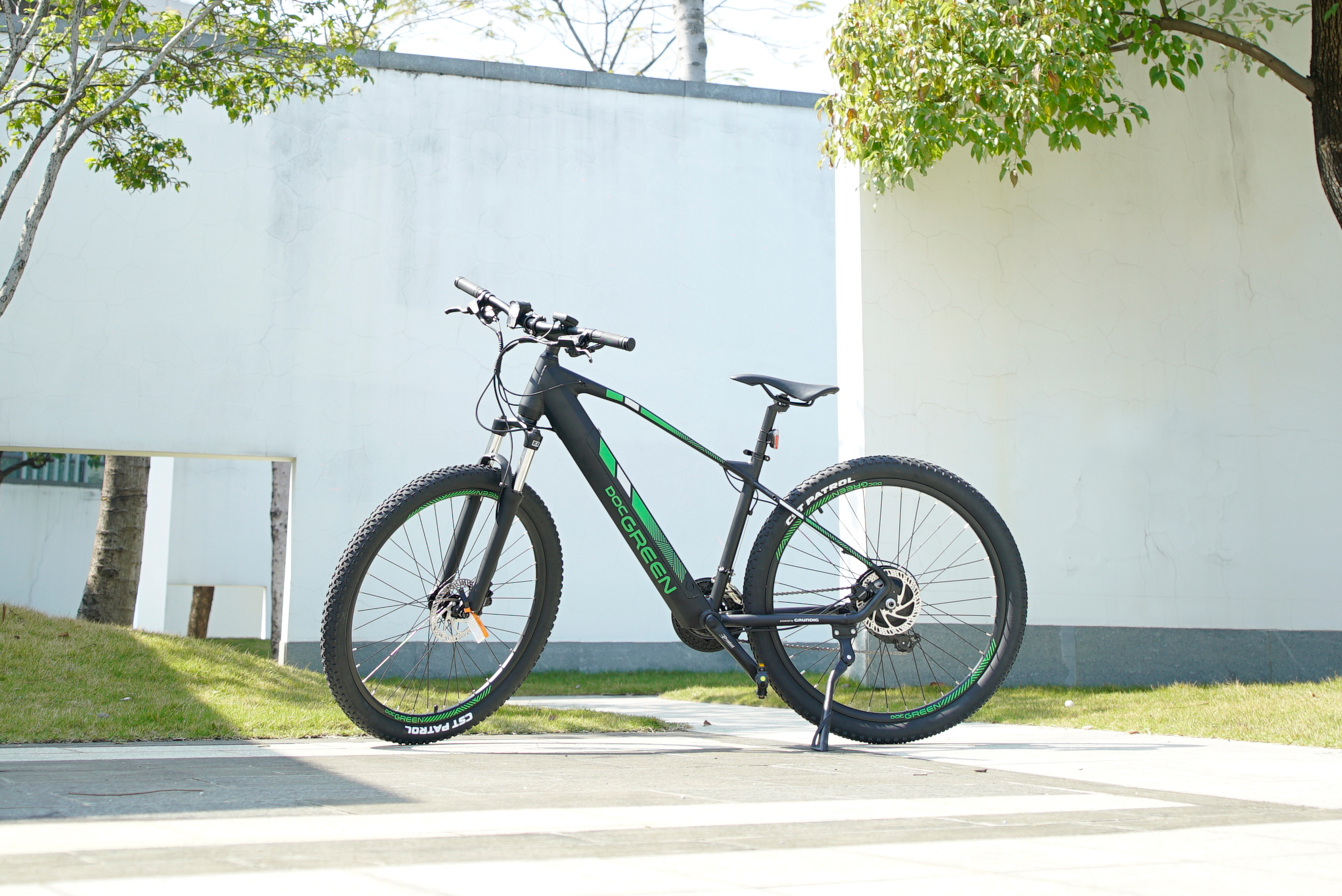 DOCGREEN DEVOS Mountainbike (Laufradgröße: 27,5 Zoll, Unisex-Rad, Schwarz)
