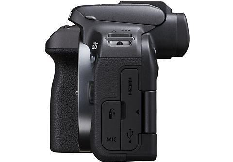 CANON Systemkamera EOS R10 Gehäuse, 24.2 MP APS-C, 4K30p, 15B/s, 2.36 Mio OLED Sucher, 2.95 Zoll Touch LCD, Schwarz