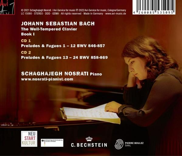 Schaghajegh Nosrati - The Well-Tempered Clavier I  - (CD)