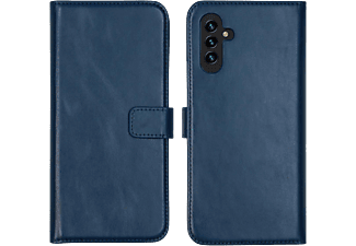 SELENCIA Booktype Leder voor Samsung Galaxy A13 4G Donkerblauw