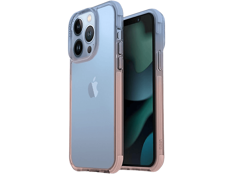 Uniq Combat Duo Case Voor Iphone 13 Pro Blauw/roze