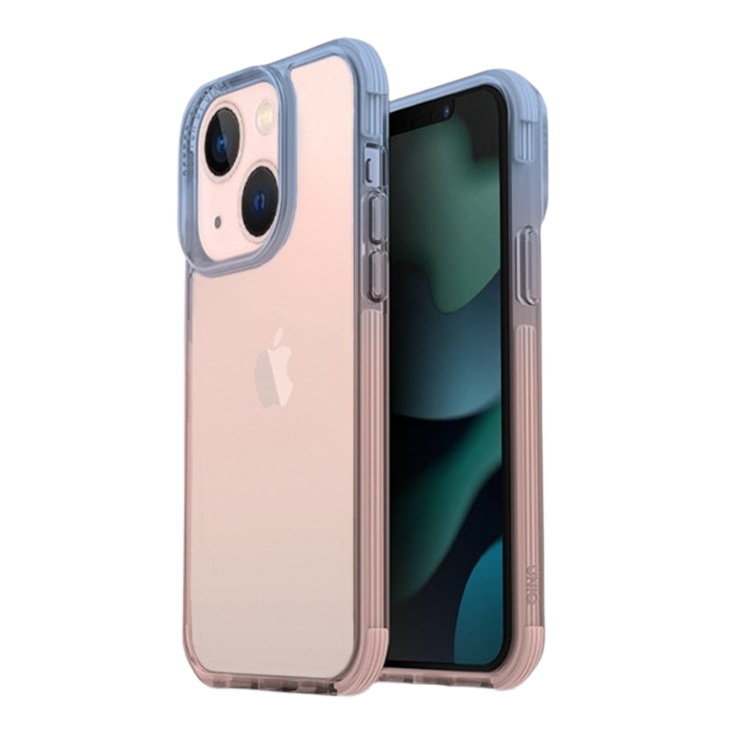 Uniq Combat Duo Case Voor Iphone 13 Blauw/roze
