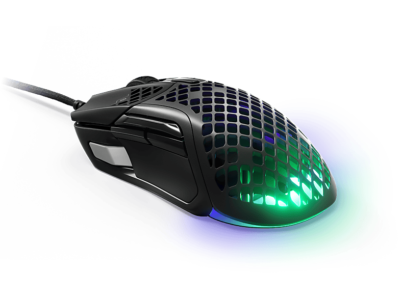 STEELSERIES Aerox 5 Siyah Ultra Hafif Oyuncu Mouse Siyah_2