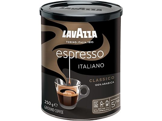 Café molido - Lavazza ESPRESSO café molido en lata con sabor espresso de 250g