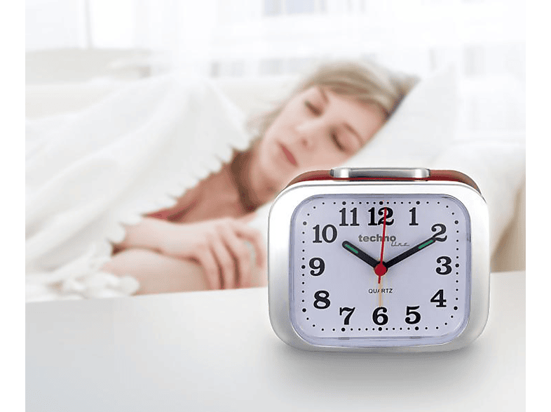 TECHNOLINE Modell XL Rot Quarzwecker