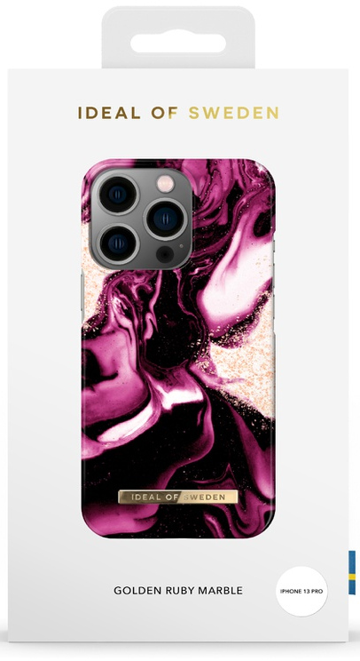 IDEAL OF SWEDEN Cover iPhone 13 Pro Golden Ruby Marble (DS FC319-IP13P)
