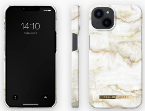 IDEAL OF SWEDEN Cover iPhone 13 Golden Pearl Marble (DS FC194-IP13)