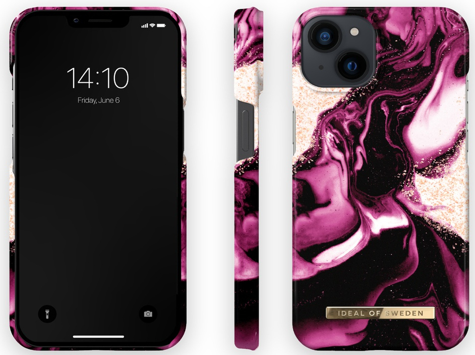 IDEAL OF SWEDEN Cover iPhone 13 Golden Ruby Marble (DS FC319-IP13)