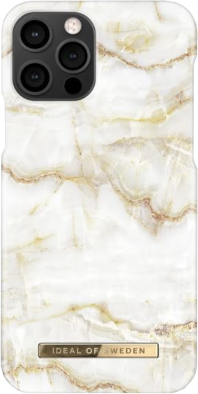 IDEAL OF SWEDEN Cover iPhone 12 Pro Golden Pearl Marble (DS FC194-IP12P)