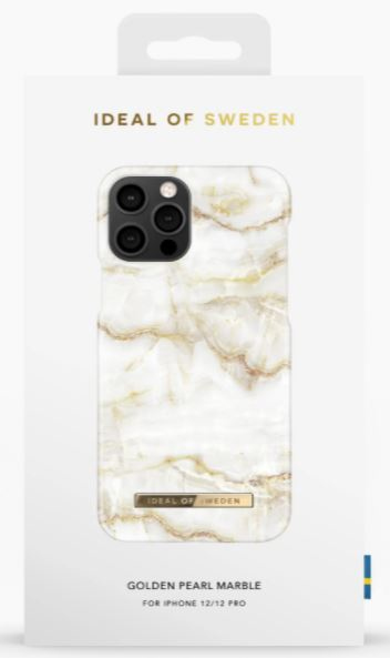 IDEAL OF SWEDEN Cover iPhone 12 Pro Golden Pearl Marble (DS FC194-IP12P)