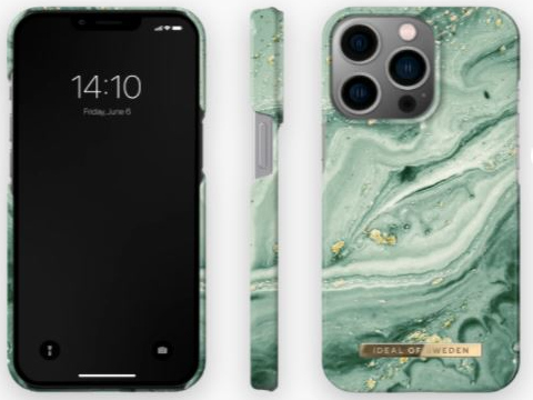 IDEAL OF SWEDEN Cover iPhone 13 Pro Mint Swirl Marble (DS FC258-IP13P)