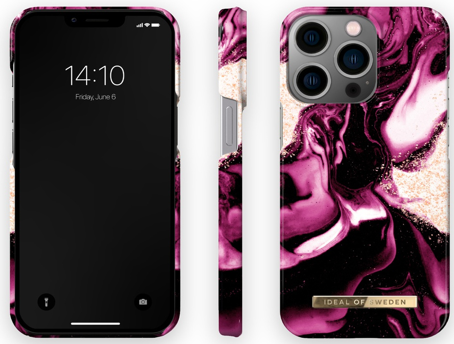 IDEAL OF SWEDEN Cover iPhone 13 Pro Golden Ruby Marble (DS FC319-IP13P)