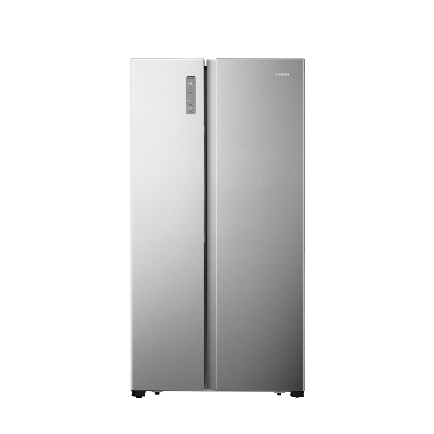 Frigorífico americano - Hisense RS677N4BID, Inverter, 519 l, Sistema Multi Airflow, 178.60 cm, Inox