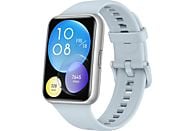 Smartwatch - Huawei Watch Fit 2, Batería hasta 10 días, 130 - 210 mm, Polímero, Isle Blue