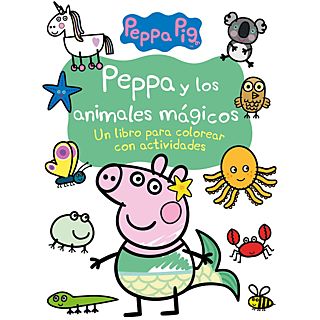 Peppa Y Los Animales Magicos (Actividades Para Colorear) - VV.AA.