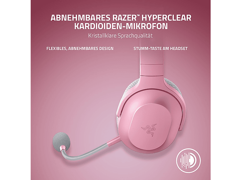RAZER Barracuda X Gaming-Headset, pink; Gaming Headset — Foto 4 von 5