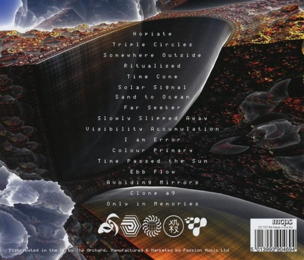 Rückseite einer CD-Hülle mit Songtiteln und Logos.