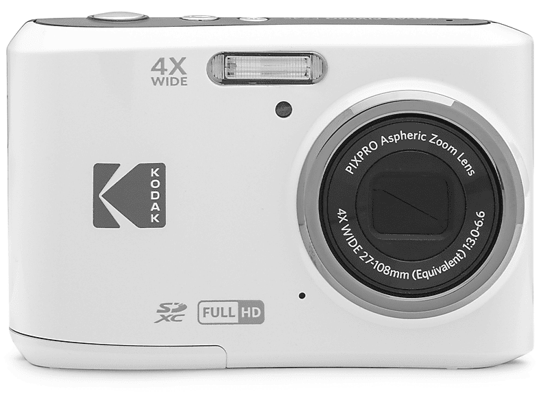 FOTOCAMERA DIGITALE KODAK PixPro FZ45 Zoom ottico 4x, 16,35 megapixel, BIANCA