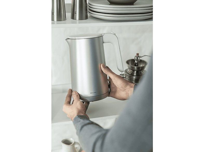 ZWILLING 1021376 ENFINIGY Wasserkocher, Silber