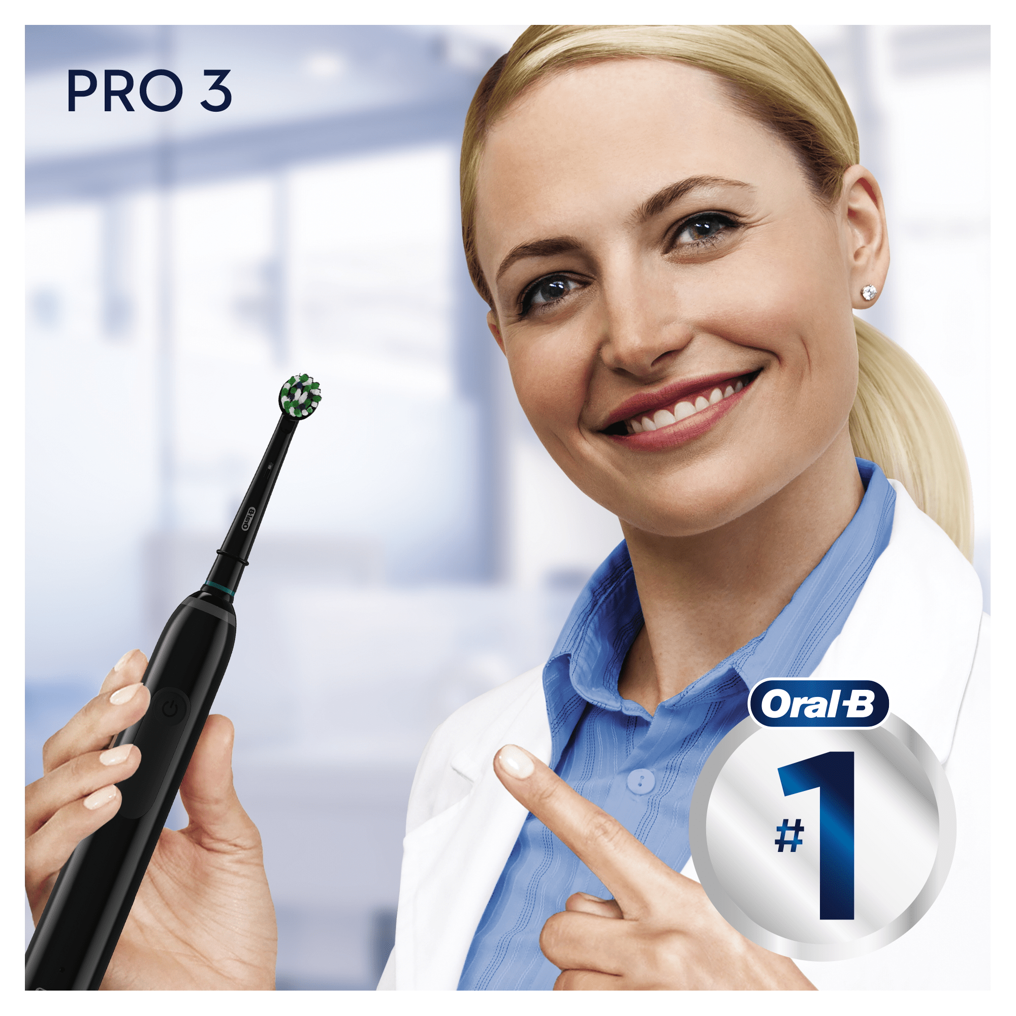 ORAL-B Pro 3 3900 Duo Zwart, Roze