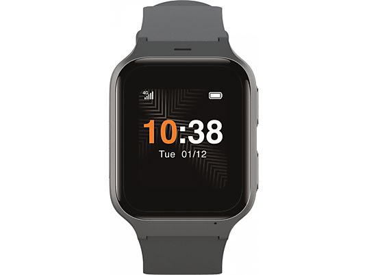 TCL MoveTime MT43AX Safety Watch - Smartwatch (145-215 mm, TPU, Gris)