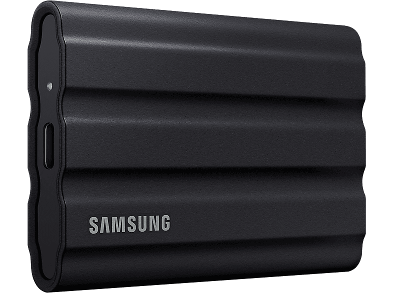 SAMSUNG T7 Shield hordozható SSD, 1TB, USB 3.2, fekete (MU-PE1T0S/EU)