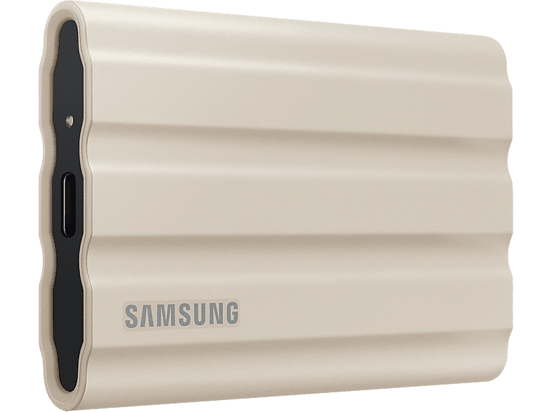 SAMSUNG T7 Shield hordozható SSD, 2TB, USB 3.2, bézs (MU-PE2T0K/EU)