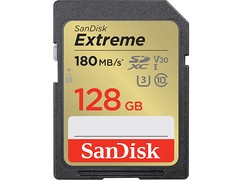 Scheda DI Memoria SanDisk Extreme V30 U3 128Gb